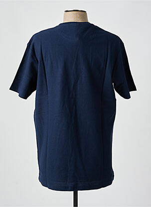 Tricou broderie mâneci scurte albastru CAMBERABERO bărbat