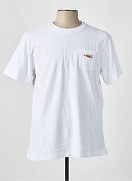 Tricou broderie mâneci scurte alb CAMBERABERO homme