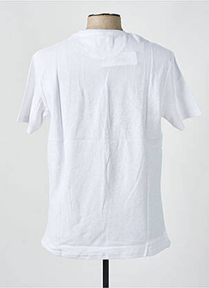 Tricou broderie mâneci scurte alb CAMBERABERO bărbat