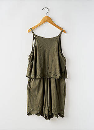 Salopetă scurtă verde TEDDY SMITH fată