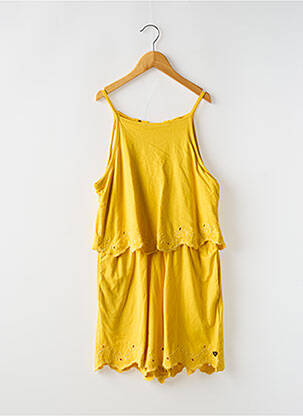 Salopetă scurtă galben TEDDY SMITH fată