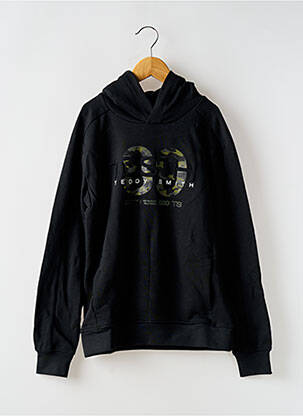 Hanorac cu glugă negru TEDDY SMITH băiat