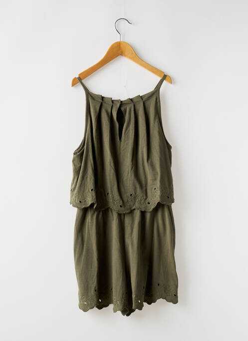 Salopetă scurtă verde TEDDY SMITH fată