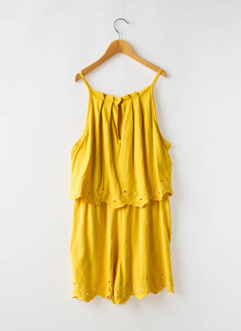 Salopetă scurtă galben TEDDY SMITH fată