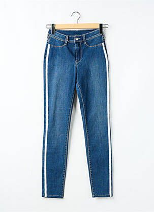 Blugi cu croială slim albastru TEDDY SMITH fată