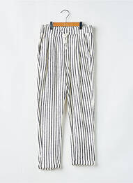 Pantalon chino talie elastică talie elastică alb TEDDY SMITH fată
