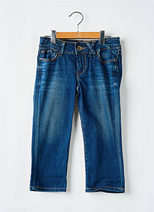 Pantalon trei sferturi albastru TEDDY SMITH fată