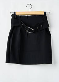Fustă scurtă talie elastică negru TEDDY SMITH femme