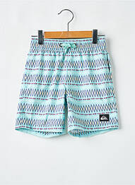 Șort țesătură poplin talie elastică albastru QUIKSILVER garcon