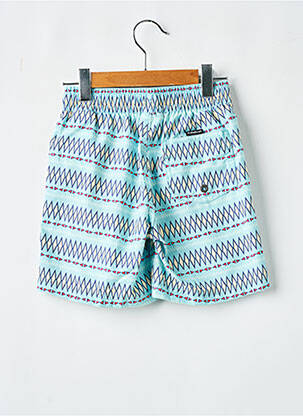 Șort țesătură poplin talie elastică albastru QUIKSILVER băiat