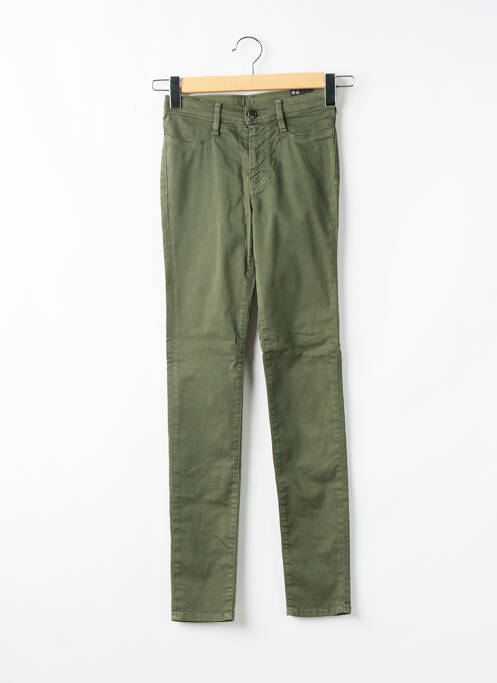 Pantalon slim verde TEDDY SMITH fată