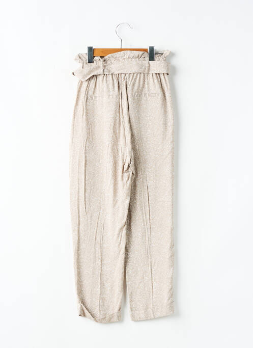 Pantalon drept bej TEDDY SMITH fată