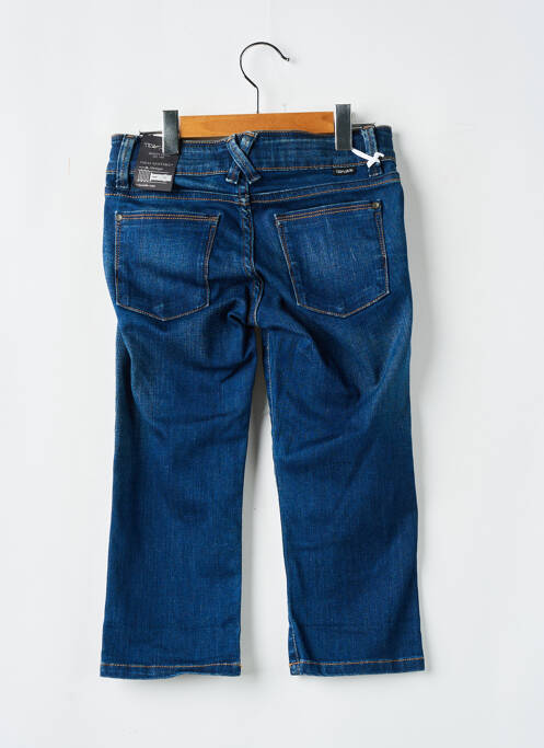 Pantalon trei sferturi albastru TEDDY SMITH fată