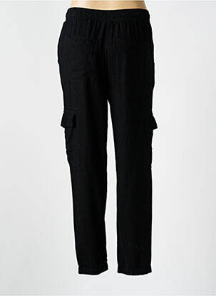 Pantalon cargo buzunare mărime normală negru TEDDY SMITH femeie