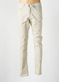 Pantalon drept elasticitate mărime normală bej PIONEER homme
