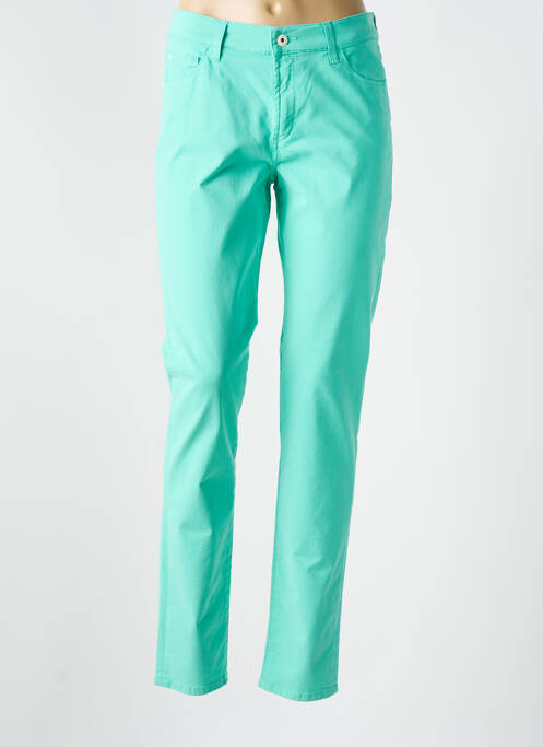 Blugi cu croială dreaptă verde PIONEER femeie