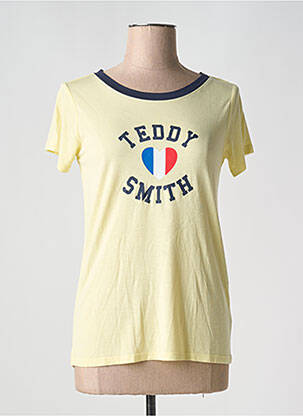 Tricou mâneci lungi mâneci lungi galben TEDDY SMITH femeie