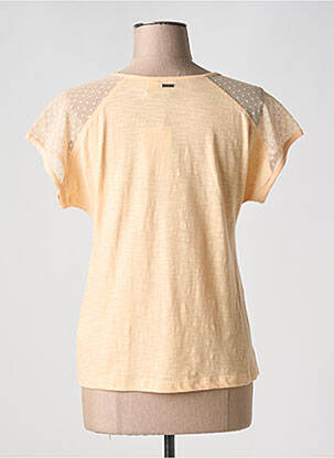 Tricou elasticitate mâneci scurte portocaliu ROXY femeie