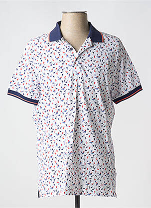 Polo alb REVER MILE bărbat