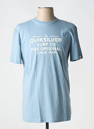 Tricou croială cambrată mâneci scurte albastru QUIKSILVER homme