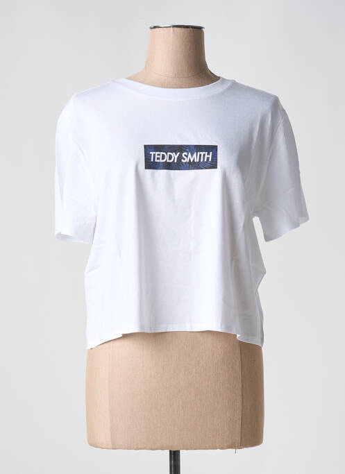 Tricou alb TEDDY SMITH femeie