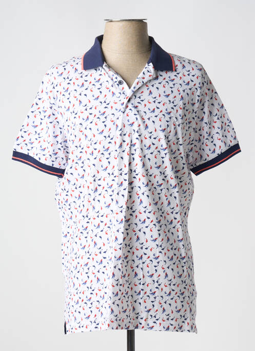 Polo alb REVER MILE bărbat