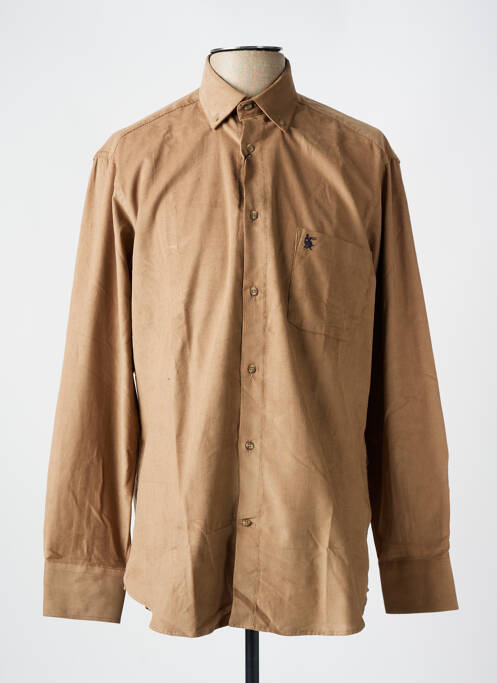 Cămașă cu mâneci lungi maro BANDE ORIGINALE bărbat