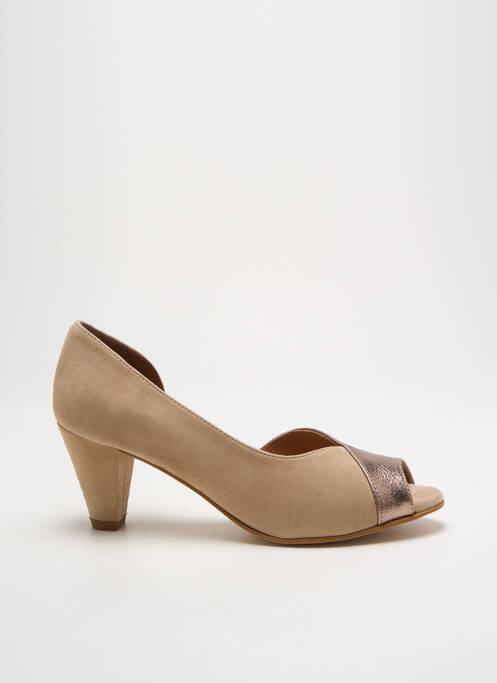 Pantofi cu toc maro O'.. femeie