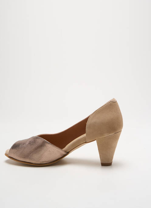 Pantofi cu toc maro O'.. femeie