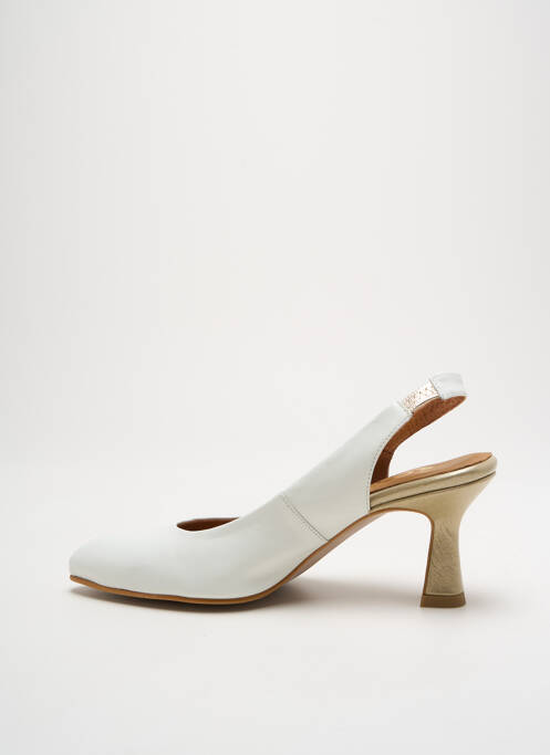 Pantofi cu toc alb O'.. femeie