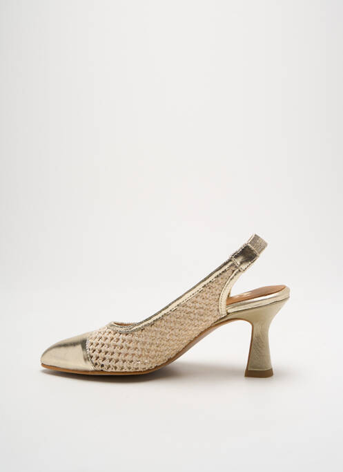 Pantofi cu toc auriu O'.. femeie