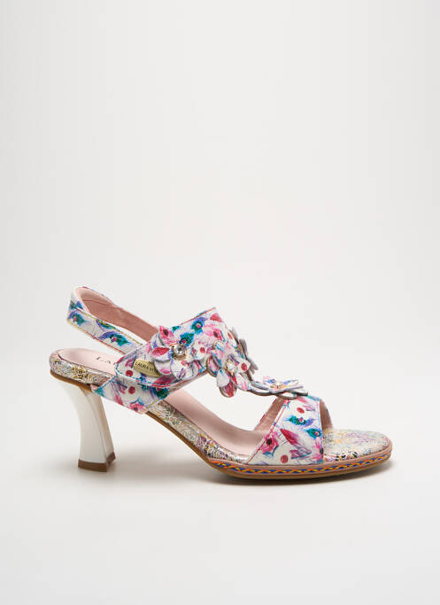 Sandale/Pantofi decupați alb LAURA VITA femeie