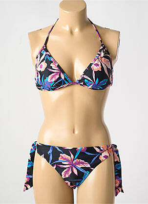 Costum de baie din două piese top triunghiuri top triunghiuri negru ROXY femeie