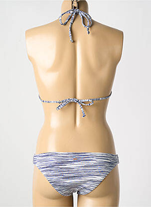 Costum de baie din două piese elasticitate top triunghiuri albastru ROXY femeie