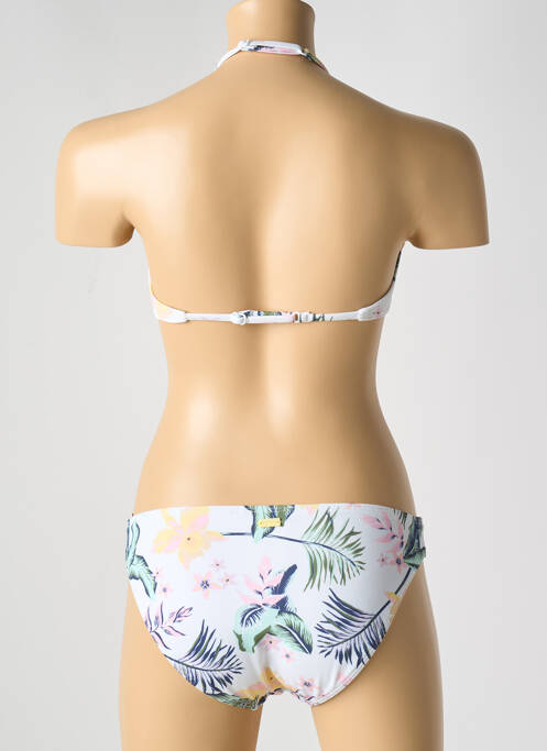 Costum de baie din două piese alb ROXY fată