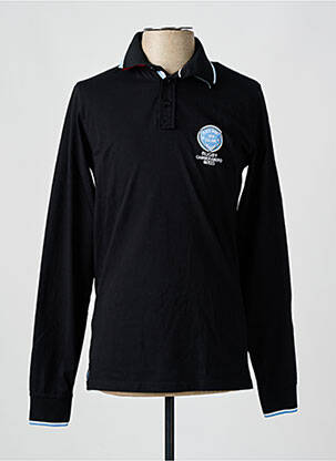 Polo negru CAMBERABERO bărbat