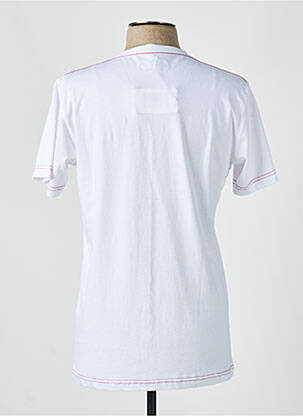 Tricou elasticitate mâneci scurte alb CAMBERABERO bărbat