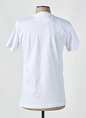 Tricou broderie mâneci scurte alb CAMBERABERO bărbat