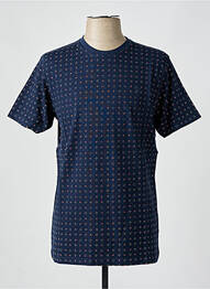 Tricou croială dreaptă mâneci scurte albastru CAMBERABERO homme