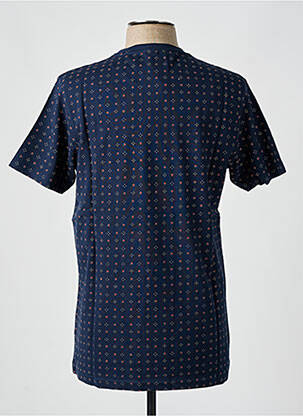 Tricou croială dreaptă mâneci scurte albastru CAMBERABERO bărbat