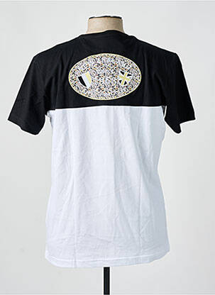 Tricou broderie mâneci scurte negru CAMBERABERO bărbat
