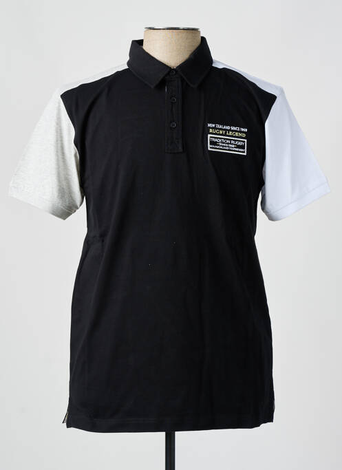 Polo negru CAMBERABERO bărbat