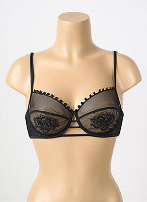 Sutien negru RCRESCENTINI BY COTTON BLUB femeie