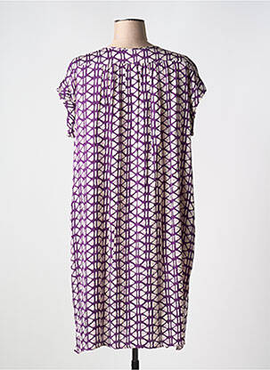 Rochie de plajă croială fluidă violet BELLA JONES femeie