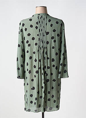 Rochie scurtă croială fluidă mâneci 3/4 verde MARYAN MEHLHORN femeie