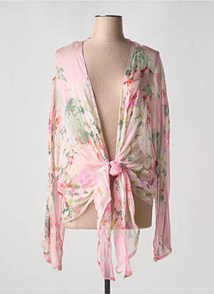 Vestă cu mâneci lungi roz RACHEL PAPPO femeie