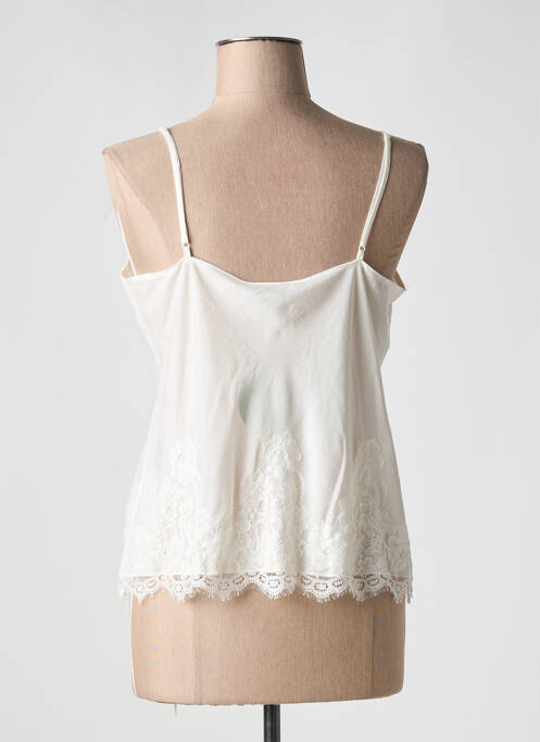 Top alb VIVIS femeie