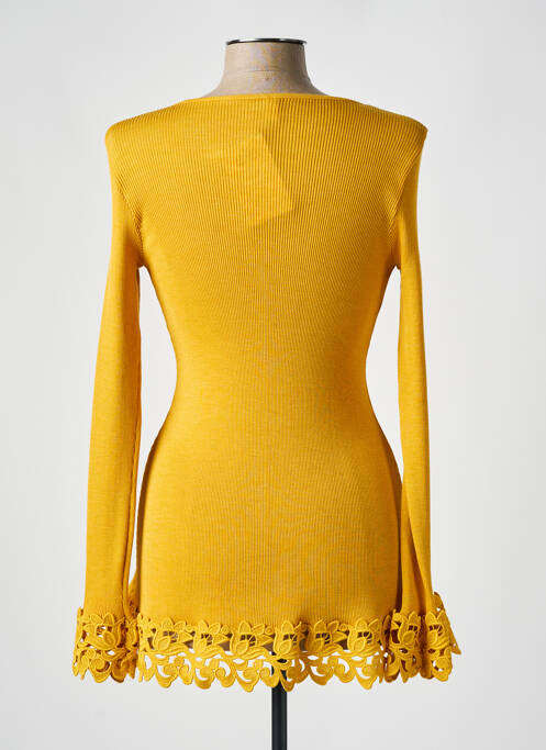 Vestă cu mâneci lungi galben LISANZA femeie