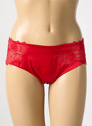 Shorty efect material satinat roșu COTTON CLUB femeie