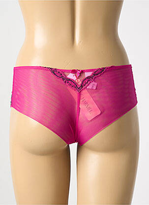 Shorty efect material satinat roz LISE CHARMEL femeie
